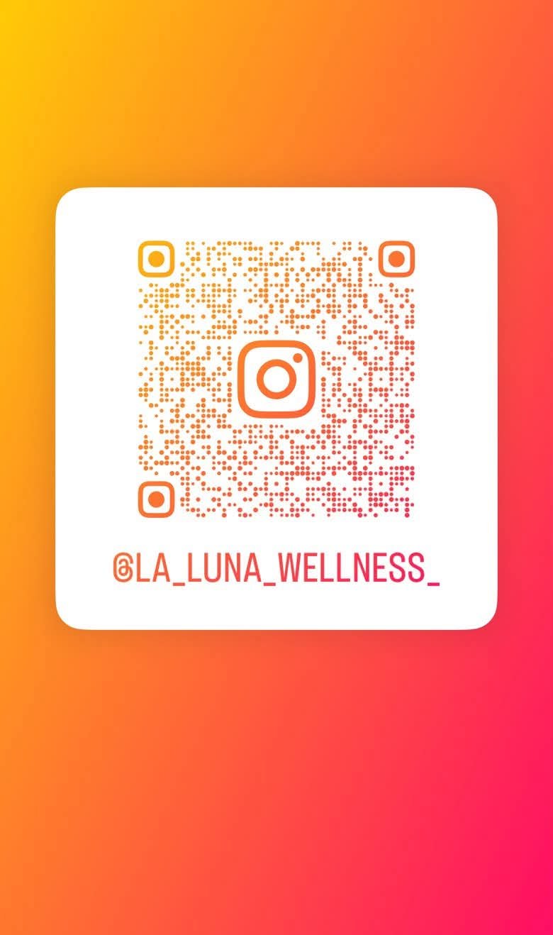 Instagram QR-kode til La Luna Wellness