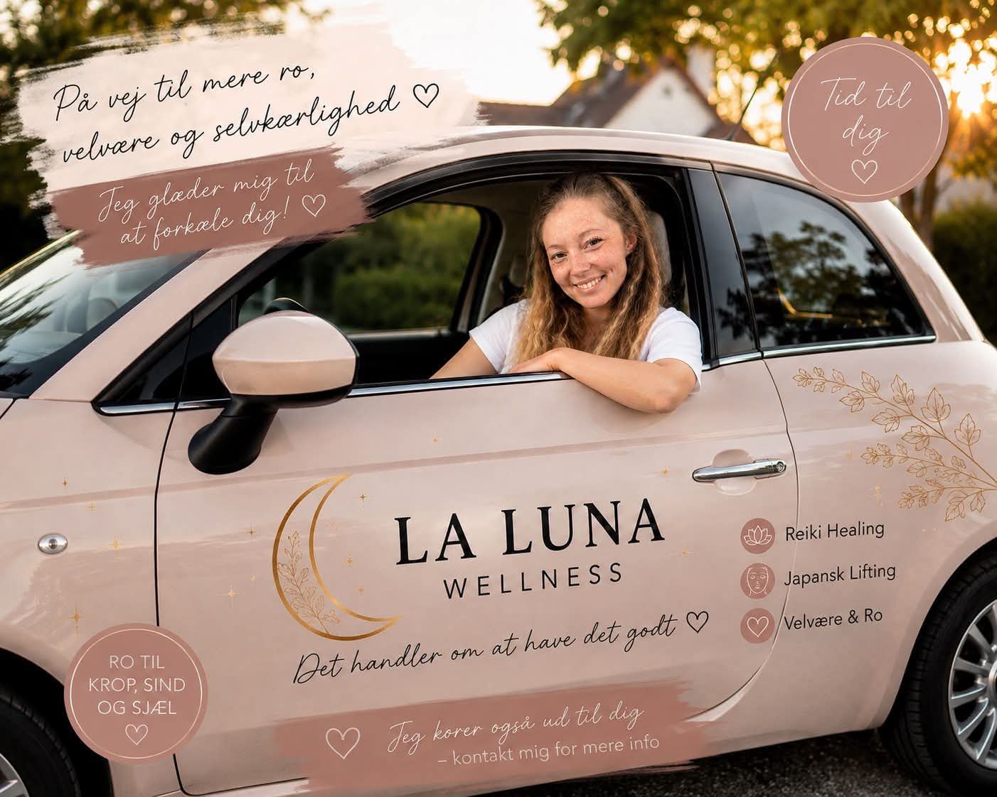 La Luna Wellness tilbyder også behandling hjemme hos dig