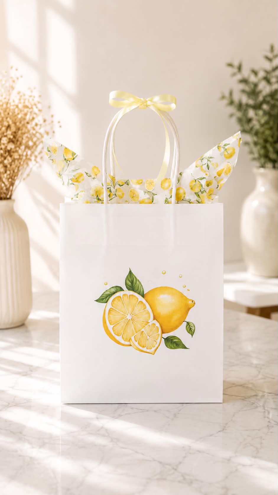 Citrus fodbadesalt i matchende gavepose